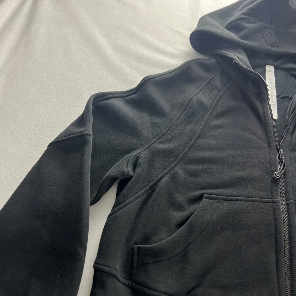 Lululemon Scuba Oversized Full Zip‎ Hoodie Size XS/S Blk Jacket Sage Mountain F9